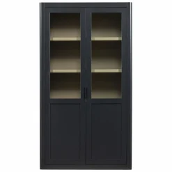 Outlet WOOOD Gunnar buffetkast grenen /mud Matzwart