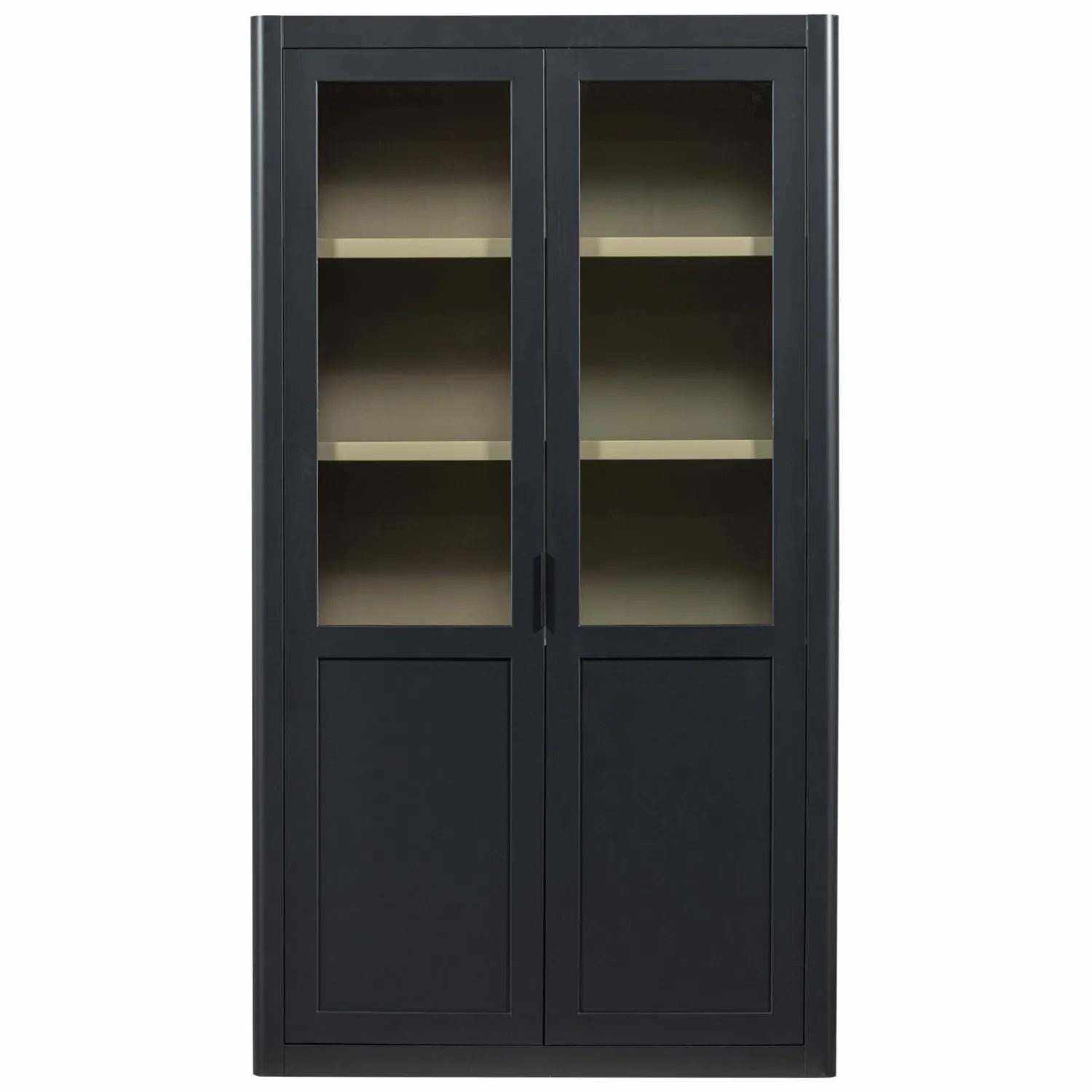 Outlet WOOOD Gunnar buffetkast grenen /mud Matzwart