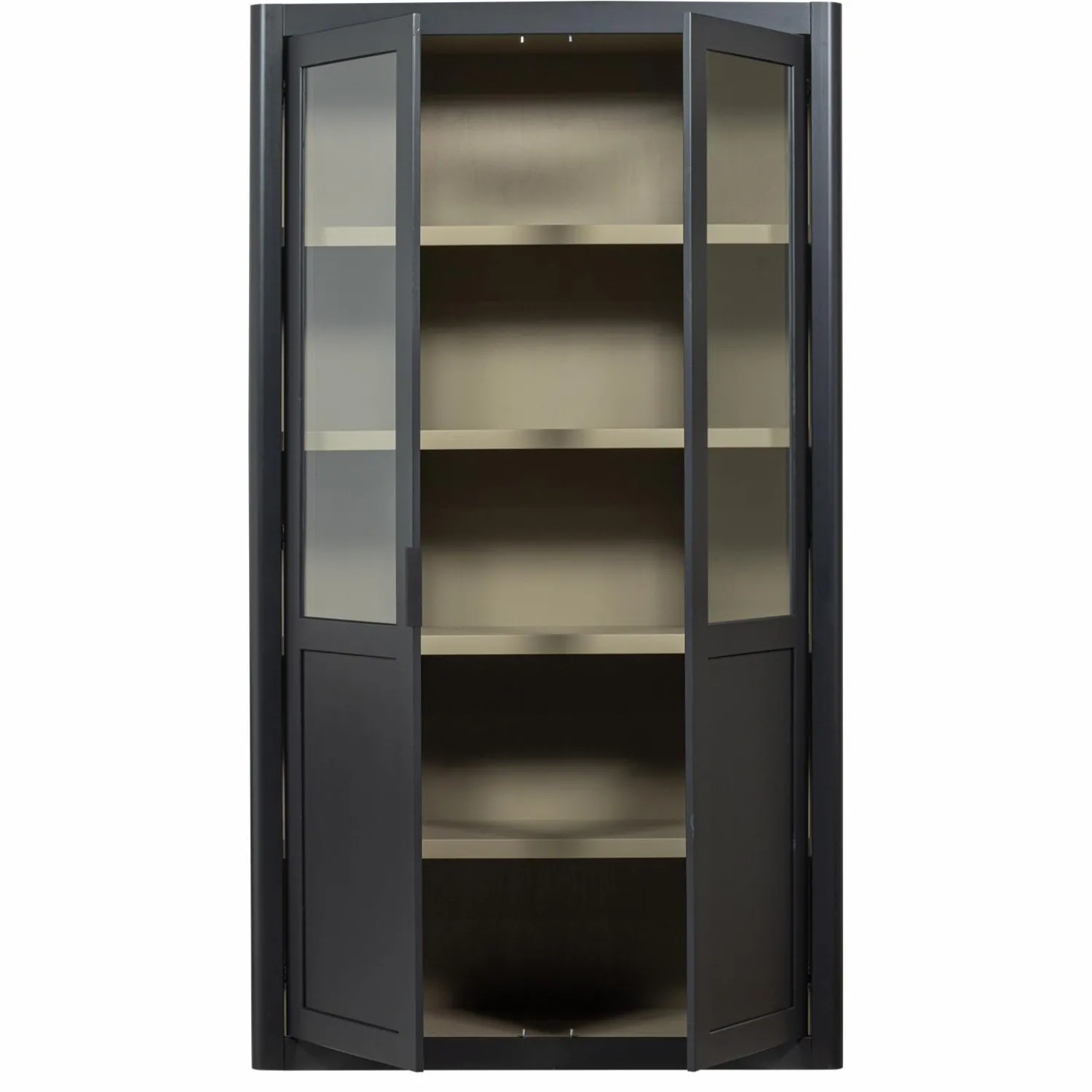 Outlet WOOOD Gunnar buffetkast grenen /mud Matzwart