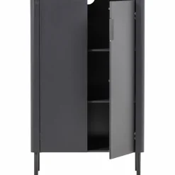 Sale WOOOD Gunnar 2-deurs kast grenen Matzwart