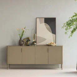 WOOOD Gunnar dressoir 200 cm grenen Mud