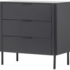 Best WOOOD Gunnar ladekast grenen Matzwart