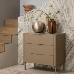 Online WOOOD Gunnar ladekast grenen Mud