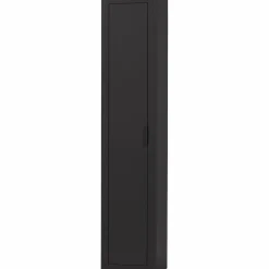 Clearance WOOOD Gunnar smalle hoge kast grenen Matzwart