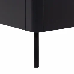 Online WOOOD Gunnar tv meubel 200 cm grenen Matzwart