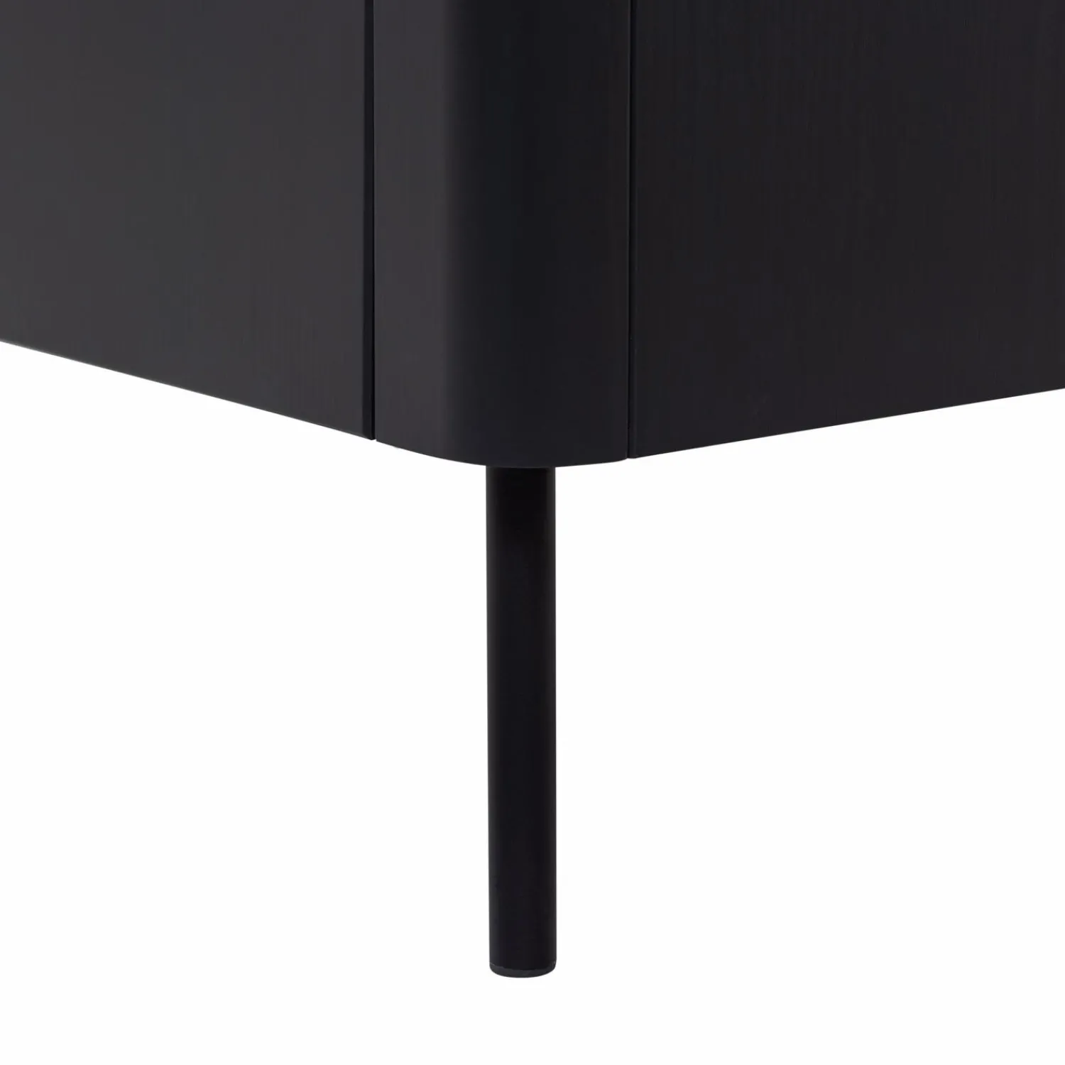 Online WOOOD Gunnar tv meubel 200 cm grenen Matzwart