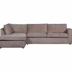 New WOOOD Hajo hoekbank links chenille Taupe