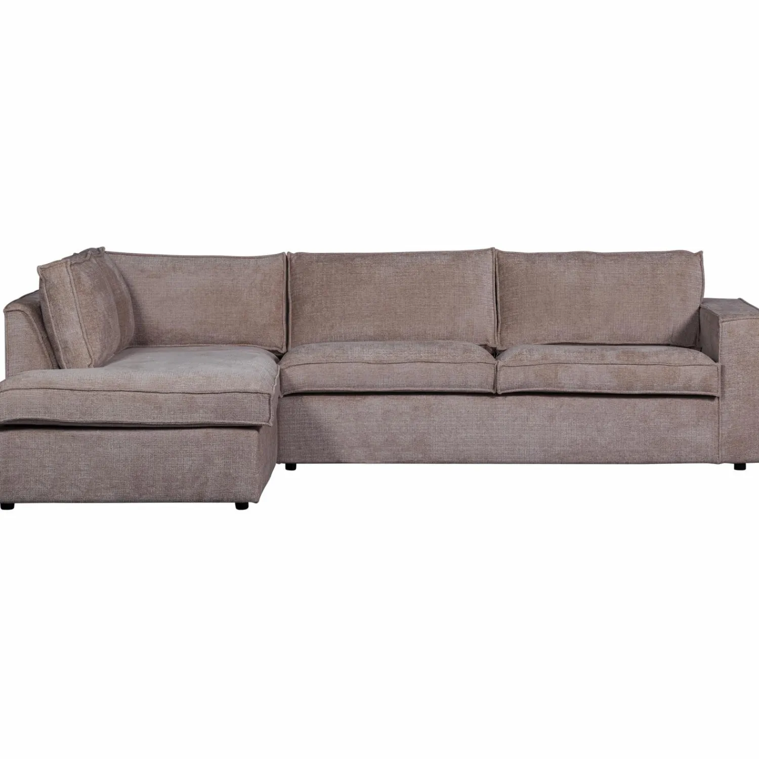 New WOOOD Hajo hoekbank links chenille Taupe