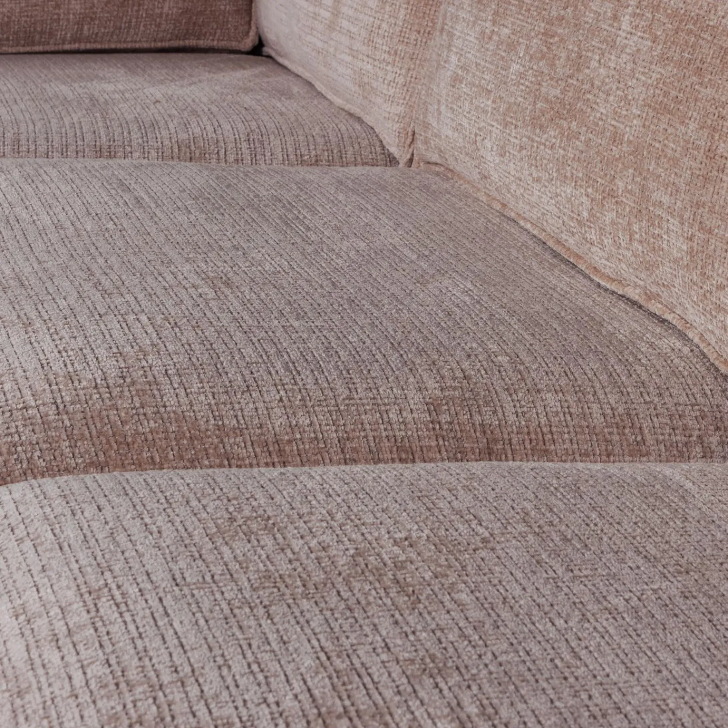 New WOOOD Hajo hoekbank links chenille Taupe