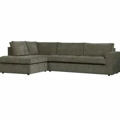 Online WOOOD Hajo hoekbank links ribstof Forest