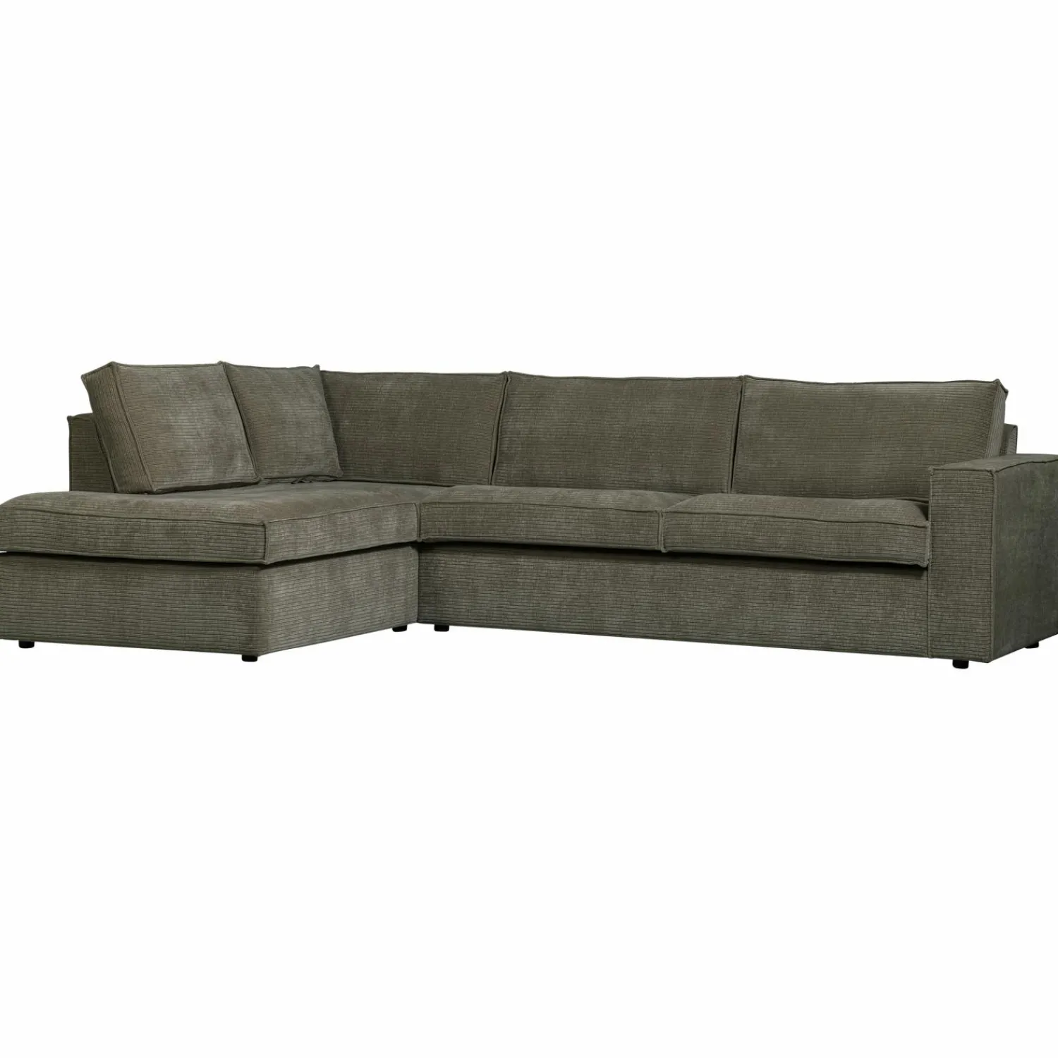 Online WOOOD Hajo hoekbank links ribstof Forest