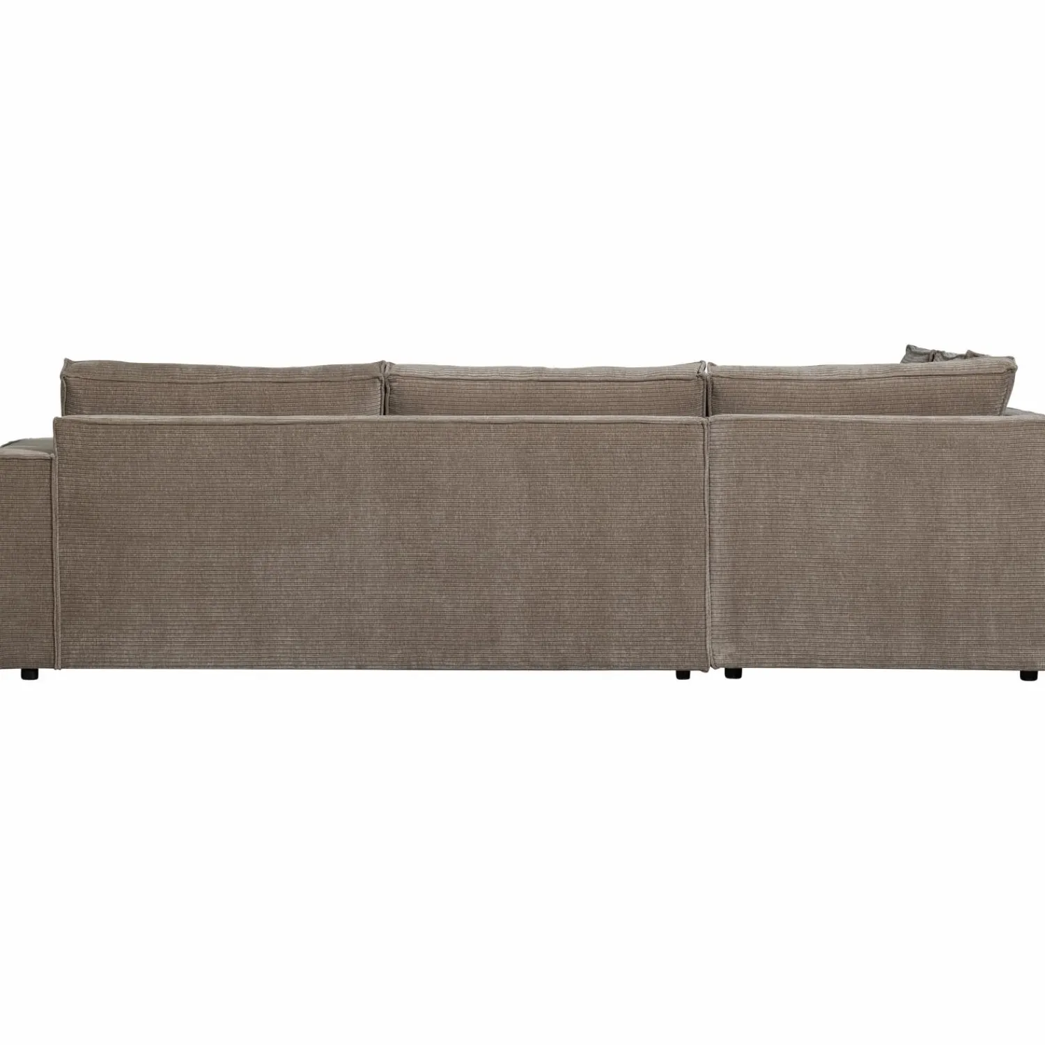 New WOOOD Hajo hoekbank links ribstof Taupe