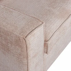 Outlet WOOOD Hajo hoekbank rechts chenille Zand