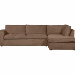 WOOOD Hajo hoekbank rechts chenille Mud