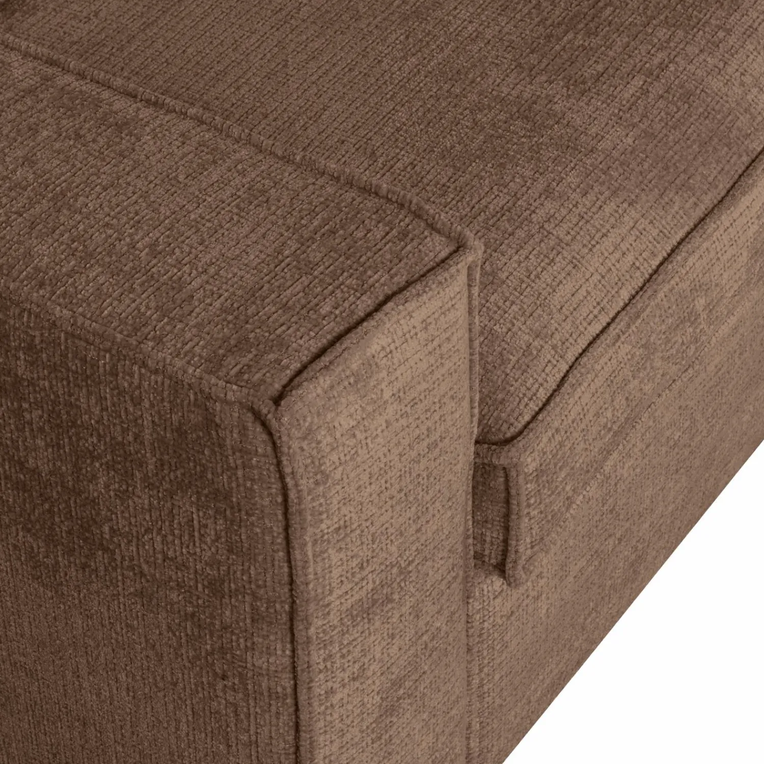 WOOOD Hajo hoekbank rechts chenille Mud