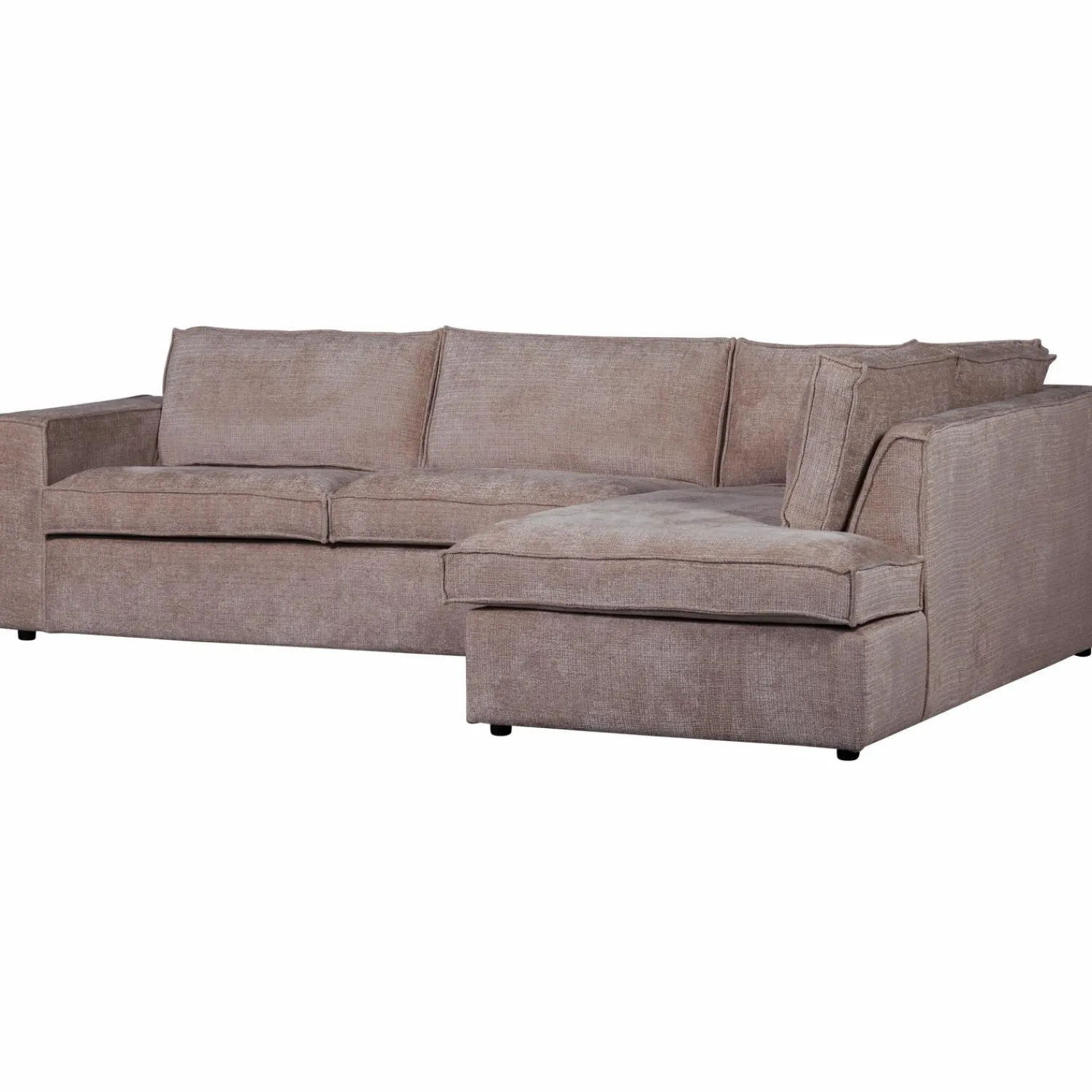 New WOOOD Hajo hoekbank rechts chenille Taupe