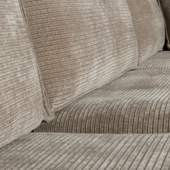 Sale WOOOD Hajo hoekbank rechts ribstof clay Kleigrijs