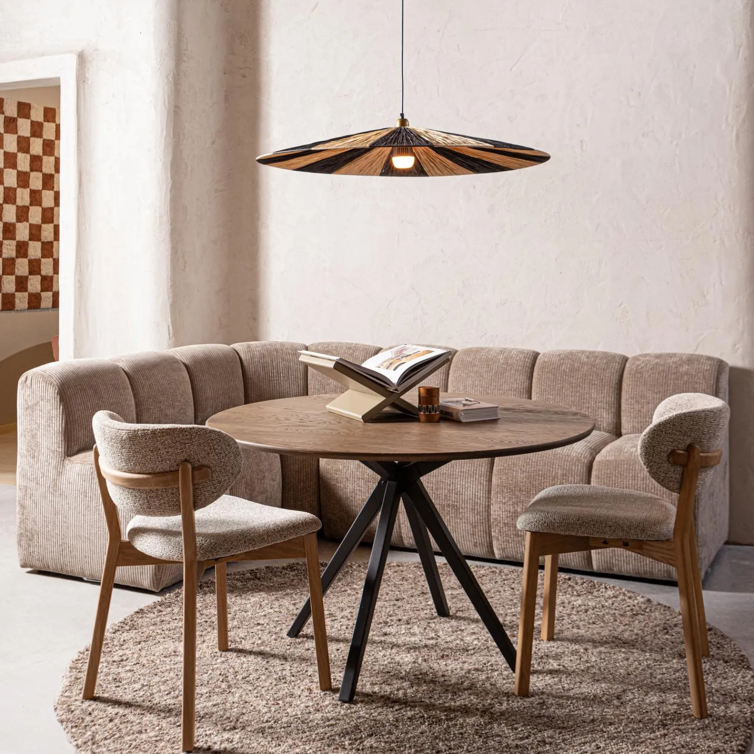 Discount WOOOD Holland kruispoot metaal zwart