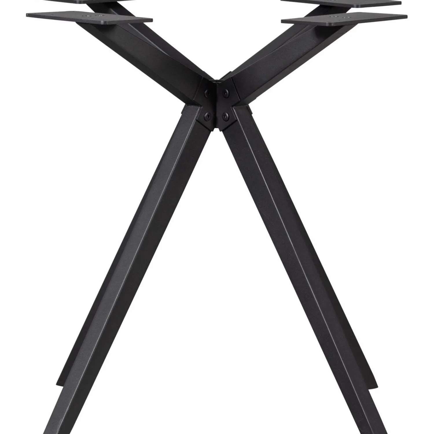 Discount WOOOD Holland kruispoot metaal zwart