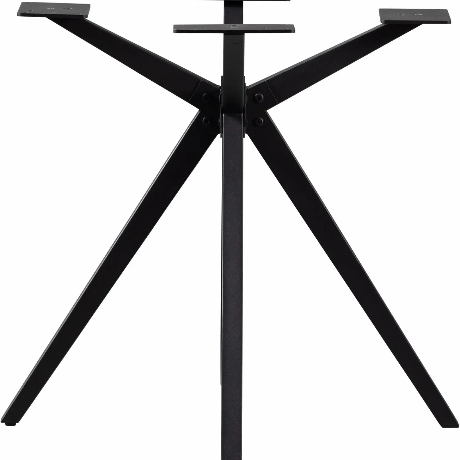 Discount WOOOD Holland kruispoot metaal zwart