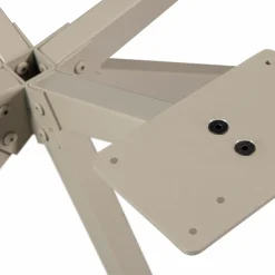 Discount WOOOD Holland kruispoot XL metaal dakargrau