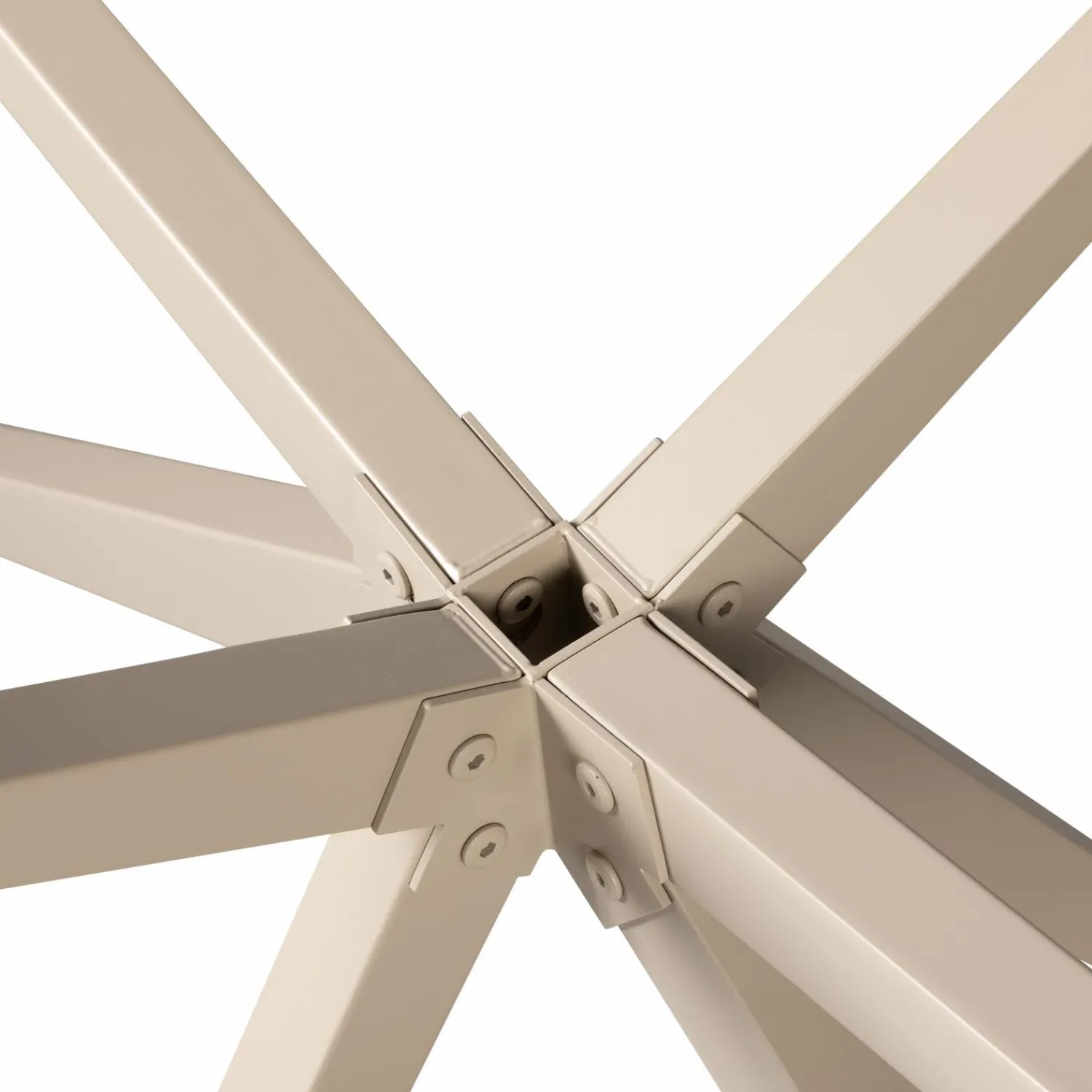 Discount WOOOD Holland kruispoot XL metaal dakargrau