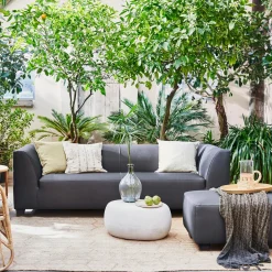 Online WOOOD Hollandia tuinhocker outdoor carbon grijs