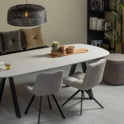 Clearance WOOOD Imme bankje hout zwart 110 cm