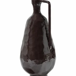 Clearance WOOOD Indre vaas aluminium bruin