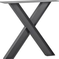 Online WOOOD Industrial X-vorm poot metaal 1 stuks