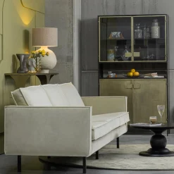 Online WOOOD Ios tafellampvoet papier mache naturel