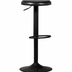 New WOOOD Isaac barkruk metaal Zwart