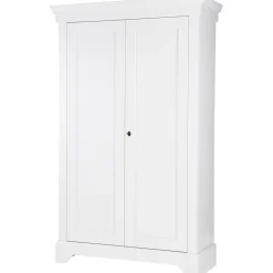 Best WOOOD Isabel brocante kast grenen Wit