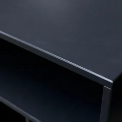 New WOOOD James kastje zwart/walnoot