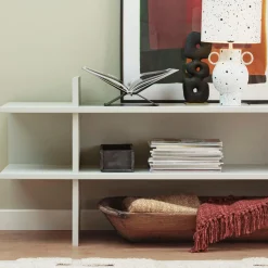 Outlet WOOOD Jana sidetable grenen mist