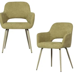 Outlet WOOOD Jenny eetkamerstoel Salie