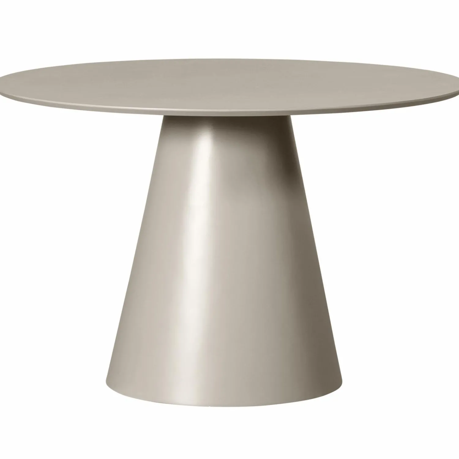 Outlet WOOOD Jorre eettafel ø120 cm mdf Antiek beige