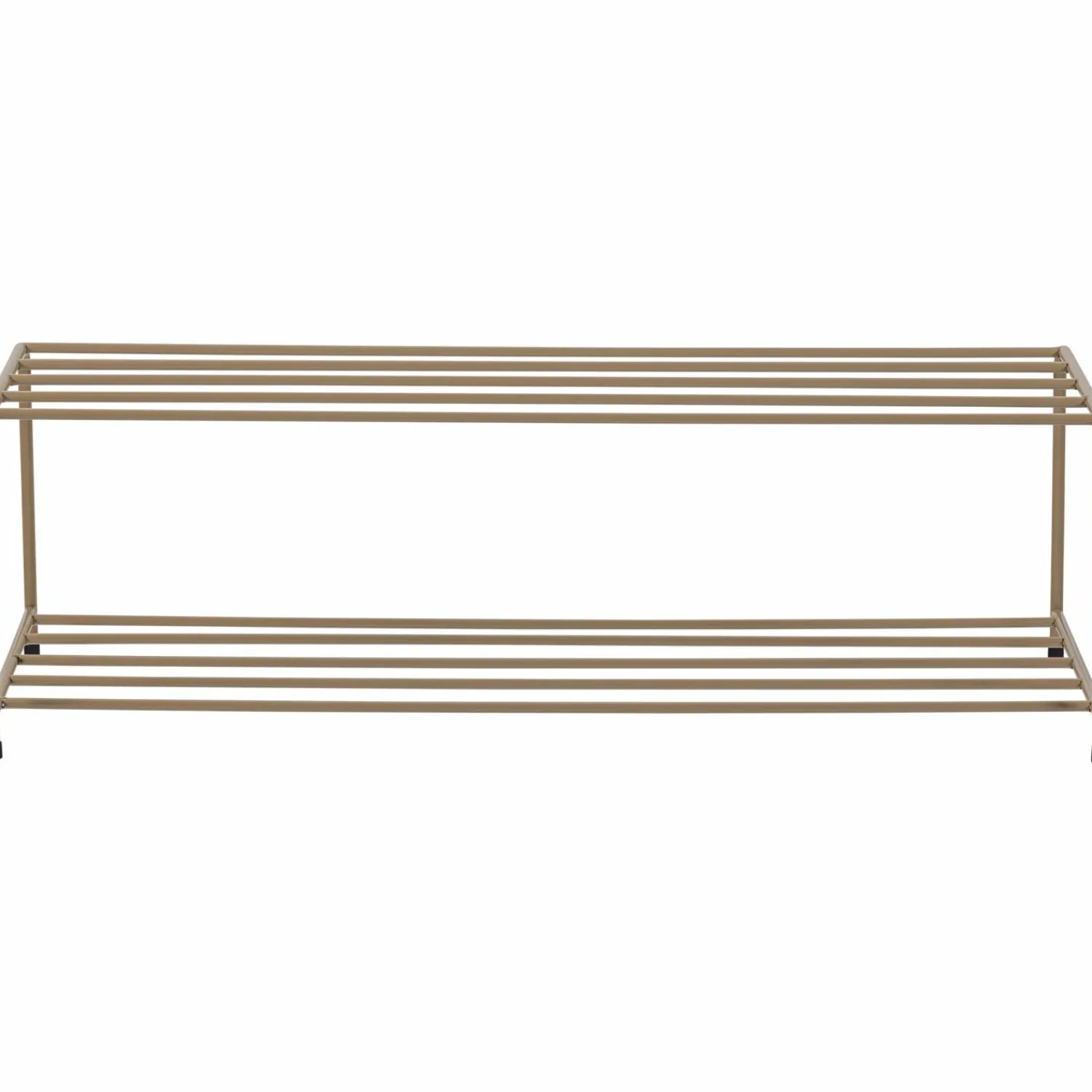 New WOOOD Josse staand schoenenrek metaal militair bruin