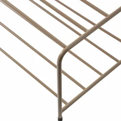 New WOOOD Josse staand schoenenrek metaal militair bruin