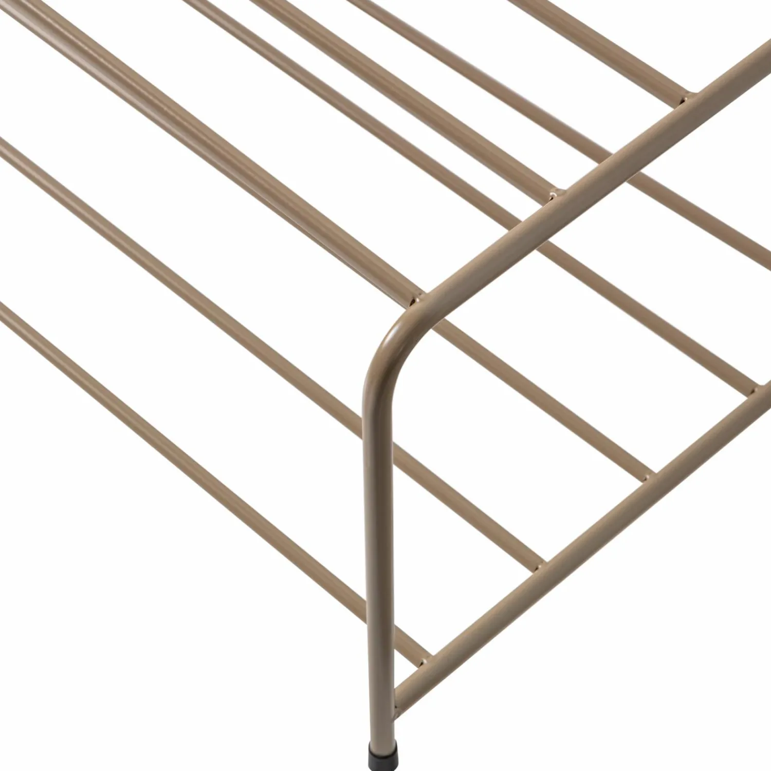 New WOOOD Josse staand schoenenrek metaal militair bruin