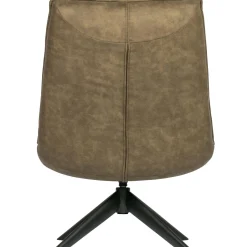Sale WOOOD Jouke draaifauteuil leerlook Groen