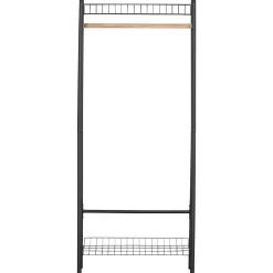 WOOOD Jovi kledingrek metaal zwart