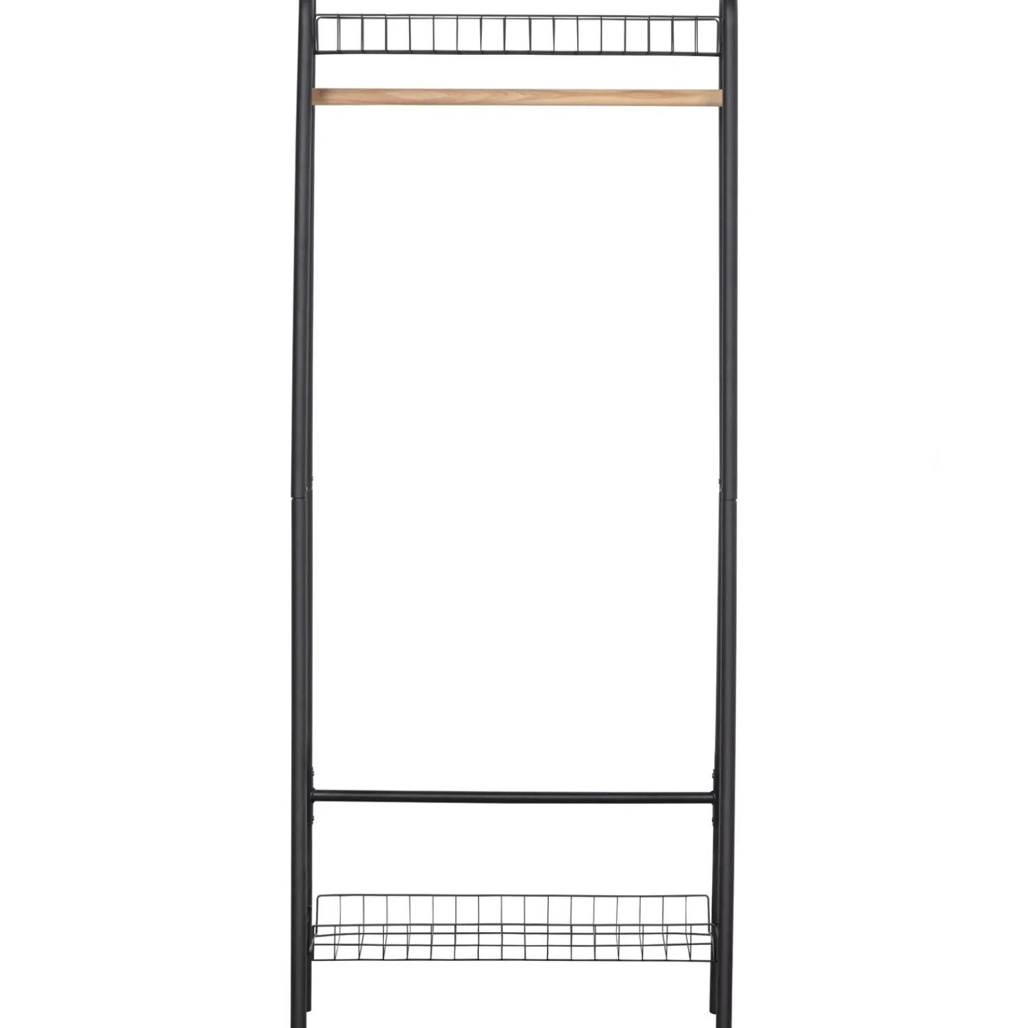 WOOOD Jovi kledingrek metaal zwart