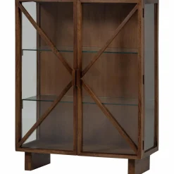 Sale WOOOD Kella 2-deurs kast mango hout Bruin