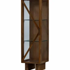 Online WOOOD Kella 1-deurs kast mango hout Bruin