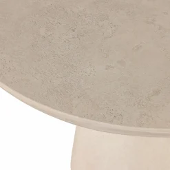 Outlet WOOOD Kevon tuintafel rond ø100 cm vezelversterkte beton naturel