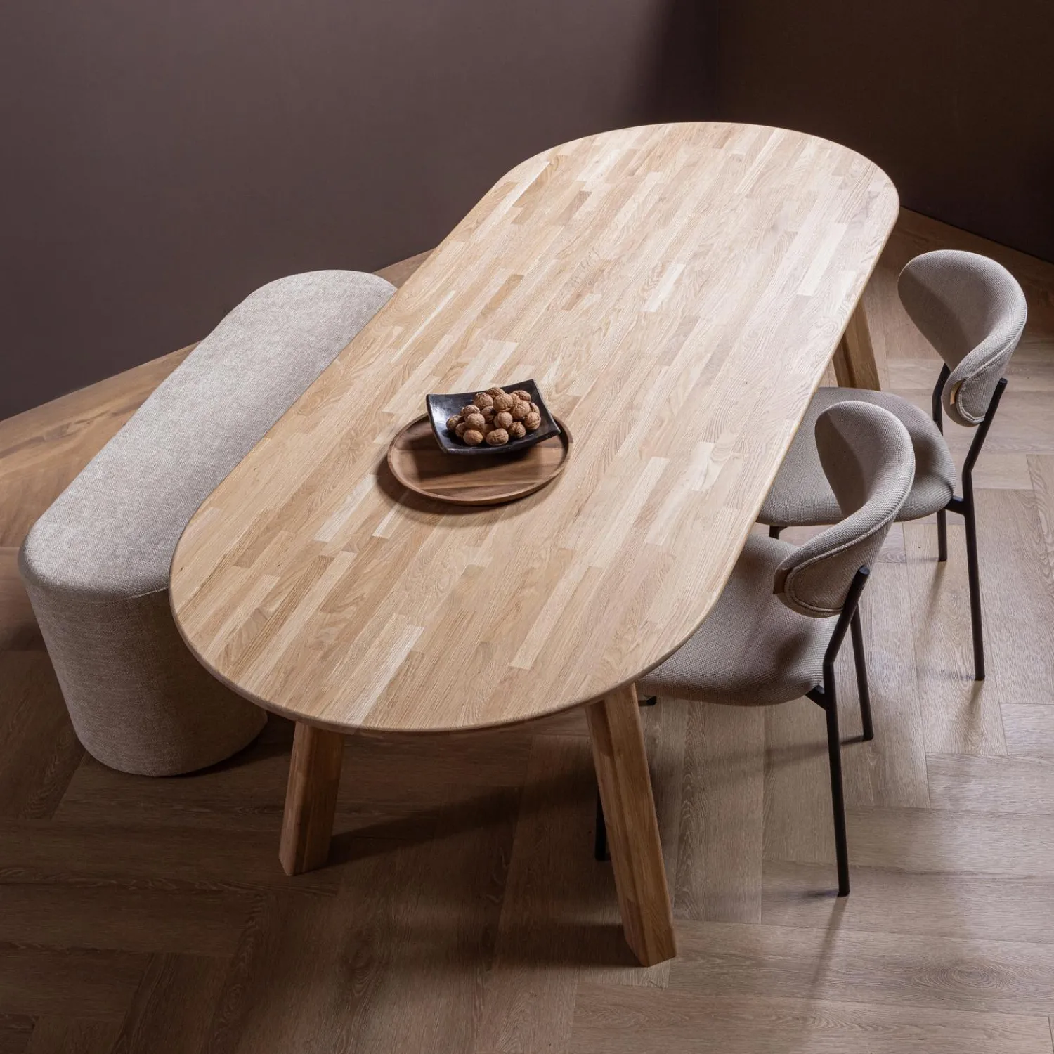 Hot WOOOD Kjeld eetkamerstoel naturel