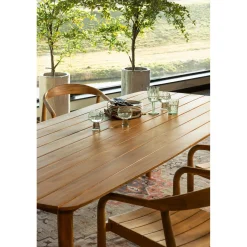 WOOOD Kris tuintafel acacia hout naturel 215x90 cm