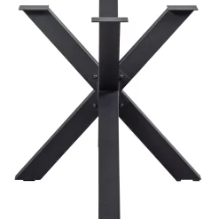 New WOOOD Kruisvorm poot metaal zwart