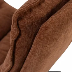 Online WOOOD Kube draaifauteuil met hocker Bruin